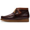 Wallaboot Hiker Кожаные Короткие Модные Ботинки с Круглым Носком Мужские Коричневые 261-78095