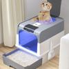 Extra Large Drawer Type Cat Litter Pot, Fully Enclosed, Intelligent Sterilization And Deodorization Cat Toilet