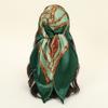 90*90cm Satin Silk Square Scarf Woman Fashion Kerchief Neck Head/Hair Scarves Bandana Handkerchief Chain Printed Headscarf