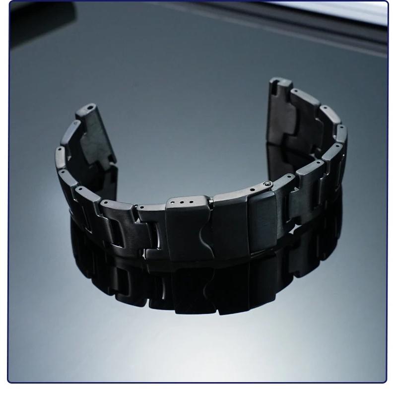 Для Casio Prorek prw-6600 prg-650 Титановый металлический ремешок для часов PRW-30/50/60/70YT prw-6900/6800 Браслет Цепочка для часов из титанового сплава