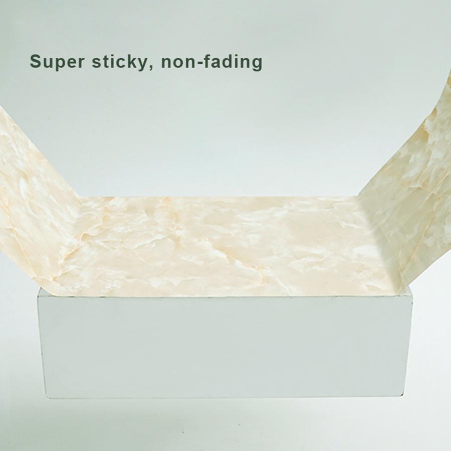 Kitchen Oil-Proof Sticker Water-Repellent Self-Adhesive Wall Cover Moisture-Proof Stove Countertop Cabinet Renovation Tile Marble Film