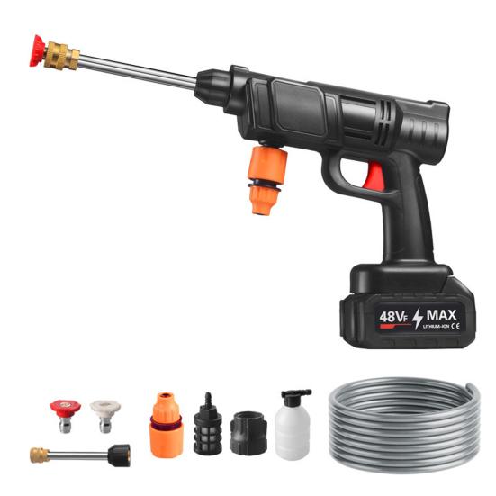 Ручная аккумуляторная мойка высокого давления с электрическим инструментом для мойки автомобилей 6-в-1