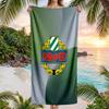 Rapid Wien FC принт Быстросохнущее пляжное полотенце Микрофибра Впитывающее Портативное для путешествий Полотенце для плавания