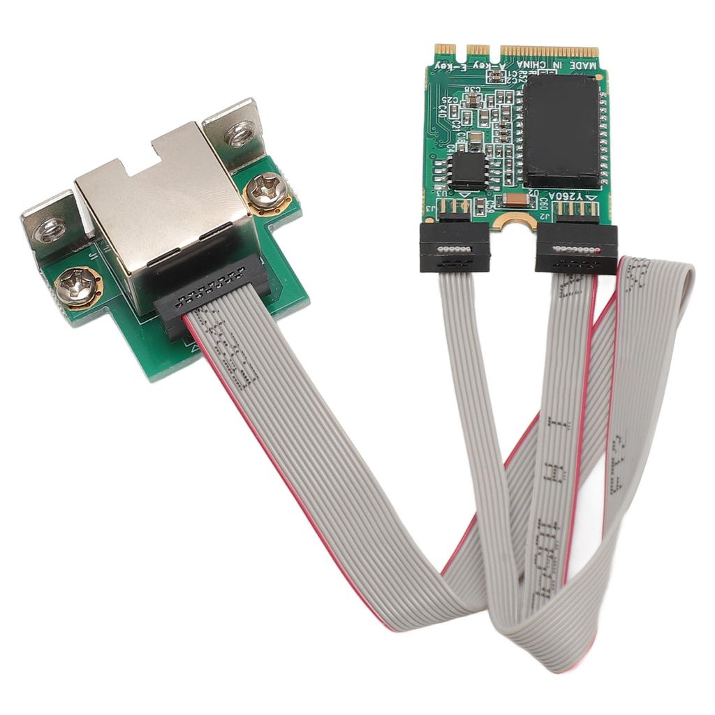 Сетевая карта M.2 A+E с изогнутыми контактами Gigabit Ethernet с одним портом RJ45 для сервера сетевая карта с I210AT