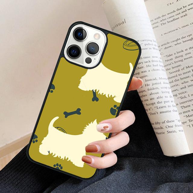 Чехол для телефона West Highland White Terrier Для iPhone 17 Air 16 15 14 Plus для apple 16 11 12 13 Pro Max coque