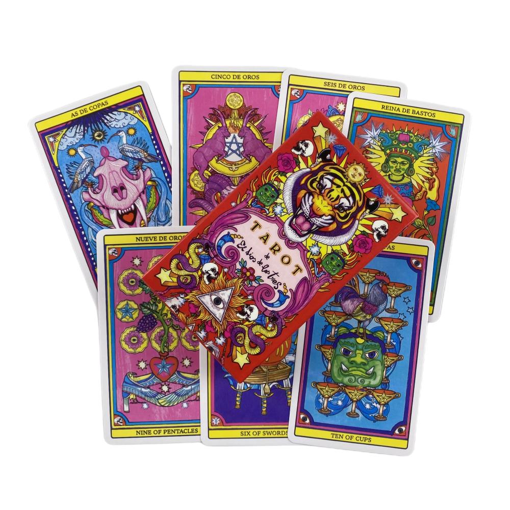 Карты Таро Злой Луны Гадательная Колода Английские Версии Издание Оракул Доска Игра ИНК Настольная Игра Для Вечеринки