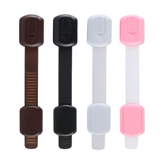 6Pcs Child Proof Drawer Lock Self-Adhesive Baby Proofing Refrigerator Oven Dishwasher Cabinet Cupboard Lock Kids Safety Freezer Door Latch Lock