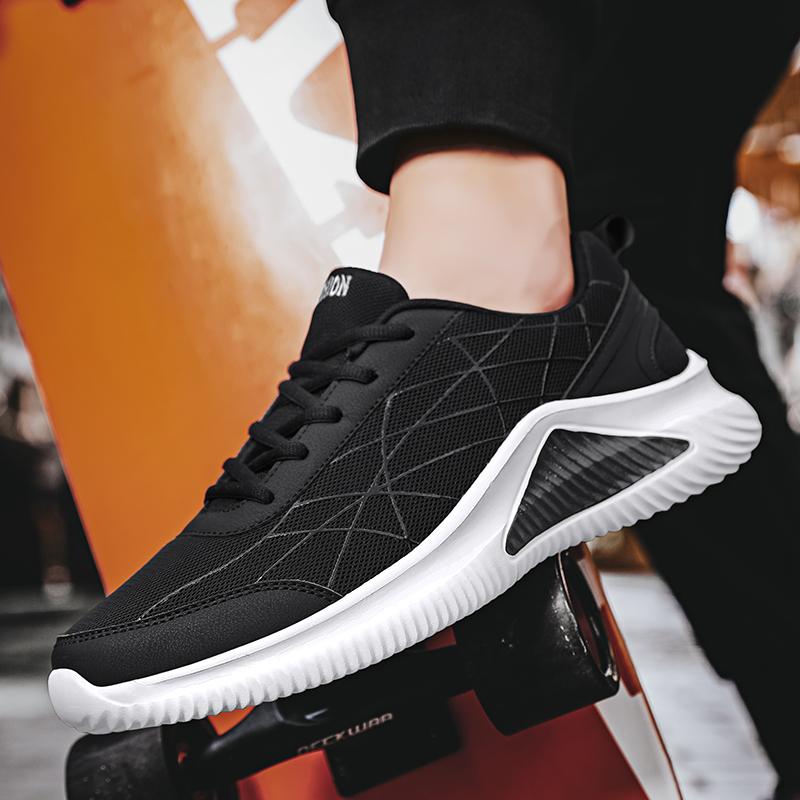 Новые осенние мужские сетчатые повседневные дышащие кроссовки на платформе для активного отдыха, легкие высококачественные кроссовки для бега, мужская спортивная обувь Tenis Masculino