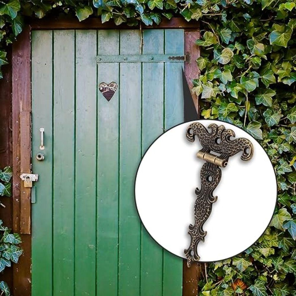 Zinc Alloy Vintage Hinge Antique Bronze Tee Hinge Decorative Home Hinge  Door