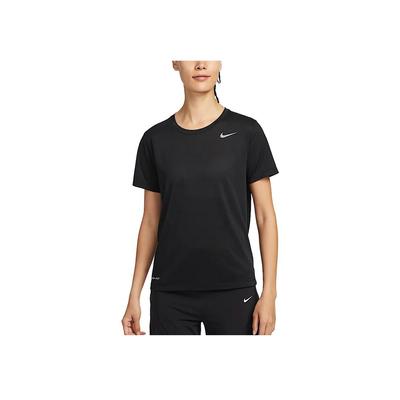 Женская футболка Dri-Fit Team Legend быстросохнущая удобная с коротким рукавом и круглым вырезом Черный IB8899-010