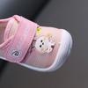 Детская весенне-осенняя прогулочная обувь для отдыха, тканевая обувь с милым кроликом, обувь для громкого звонка для мальчиков и девочек