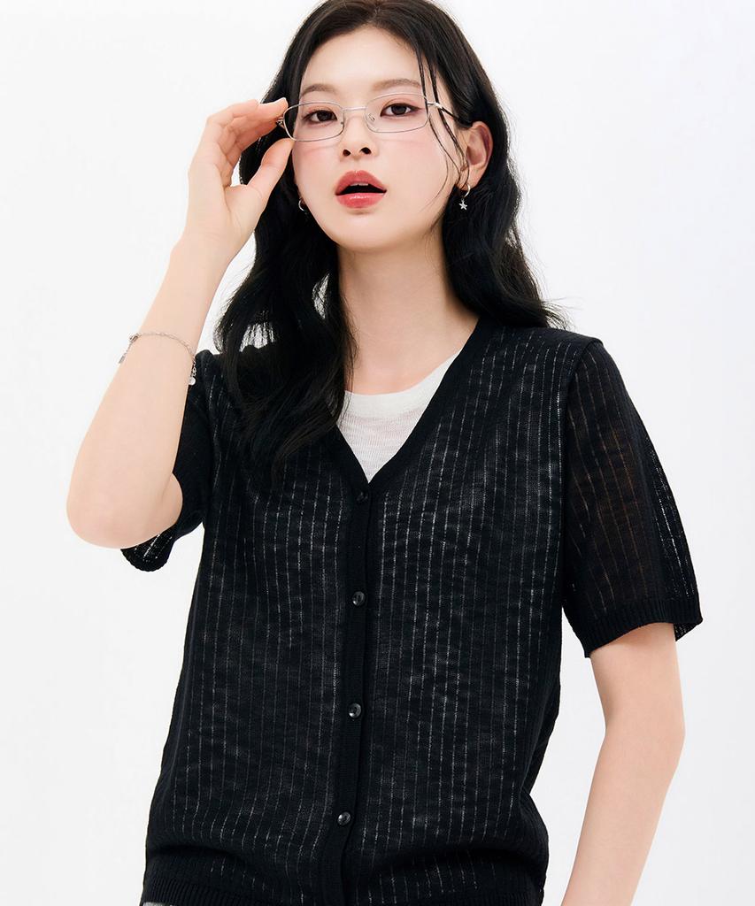 CHASECULT Women'S Layered Short Sleeve Summer Knit-Fbrg5675D03