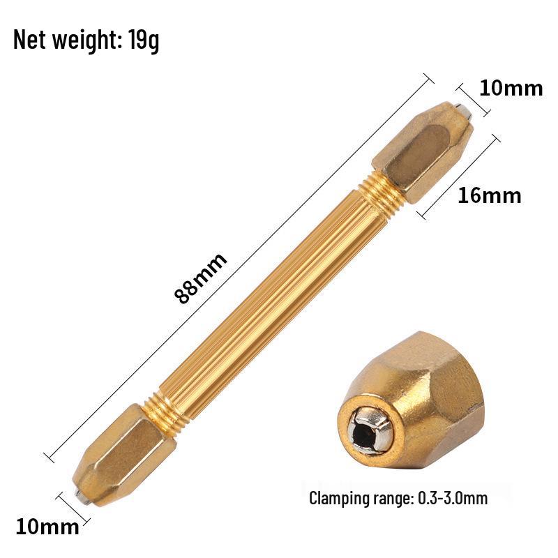 Manual Hand Twist Drill & Reamer Set for DIY Woodworking & Eye Punching