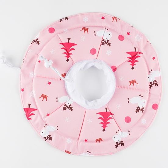 Adjustable Pet Cone Collar Soft Waterproof Recovery Collar for Cats Kittens After Surgery Anti-Bite Elizabethan Neck Cone for Grooming Bathing
