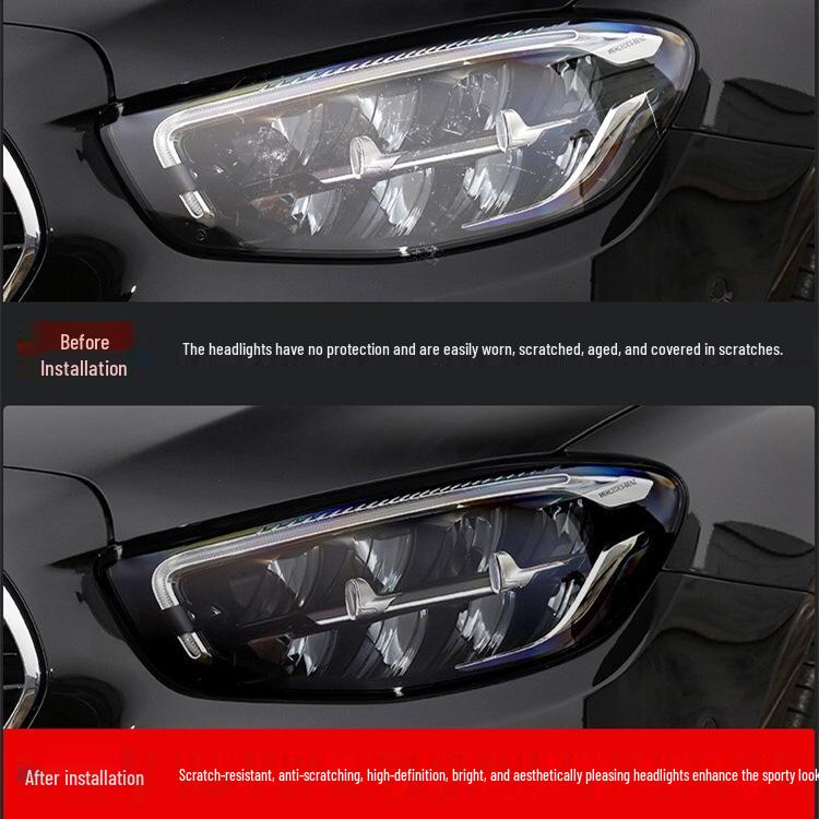 Toyota Corolla CROSS (21-26) Дымопрозрачная пленка для фар - ТПУ