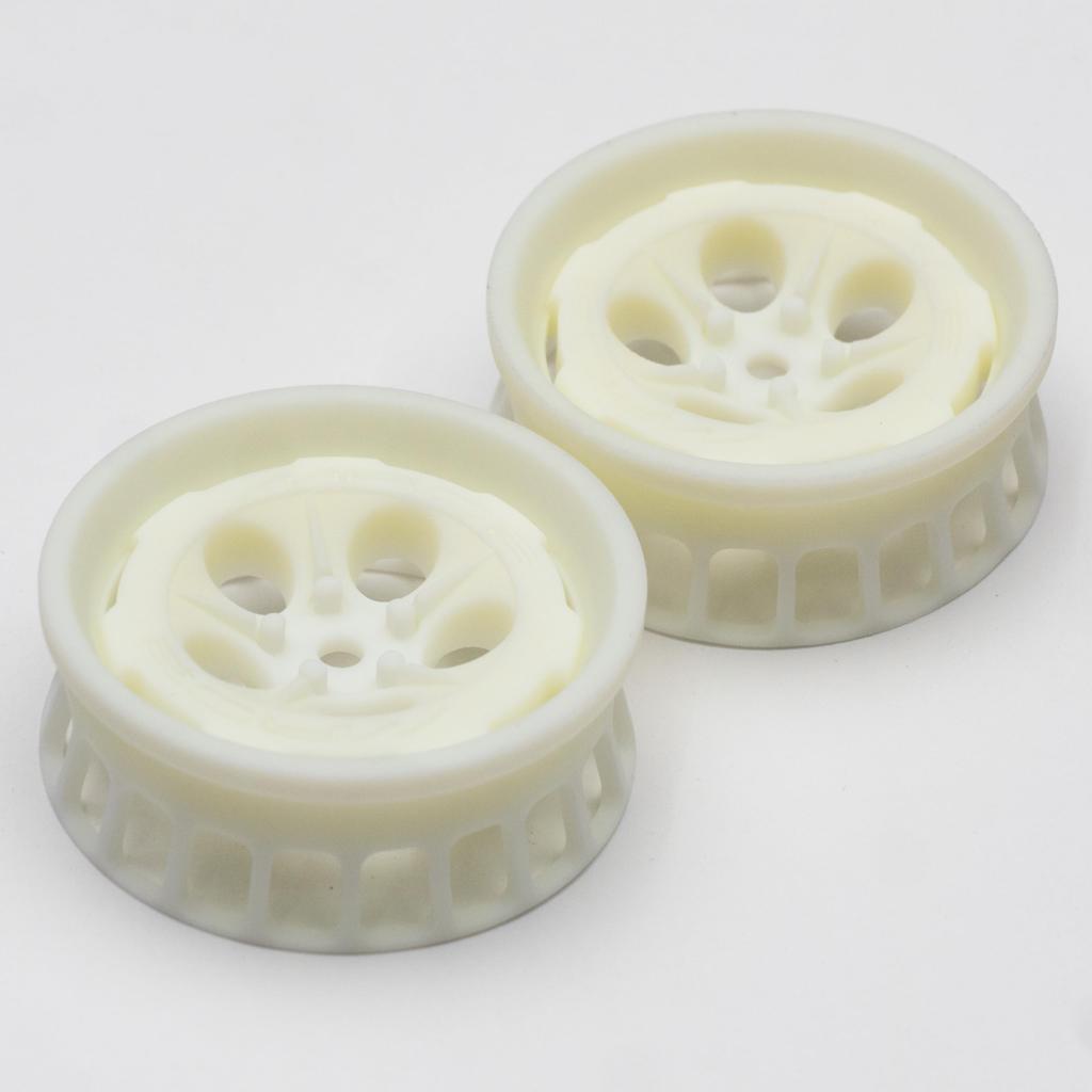 Мягкое Тонкое Колесо Тип M (Смещение 4) для RC дрифта, 3D-печать, Белый