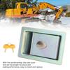 Аксессуары для экскаватора Замок гидравлического насоса экскаватора Боковая дверь Алюминиевый сплав с 2 ключами для гидравлического насоса KATO HD 200