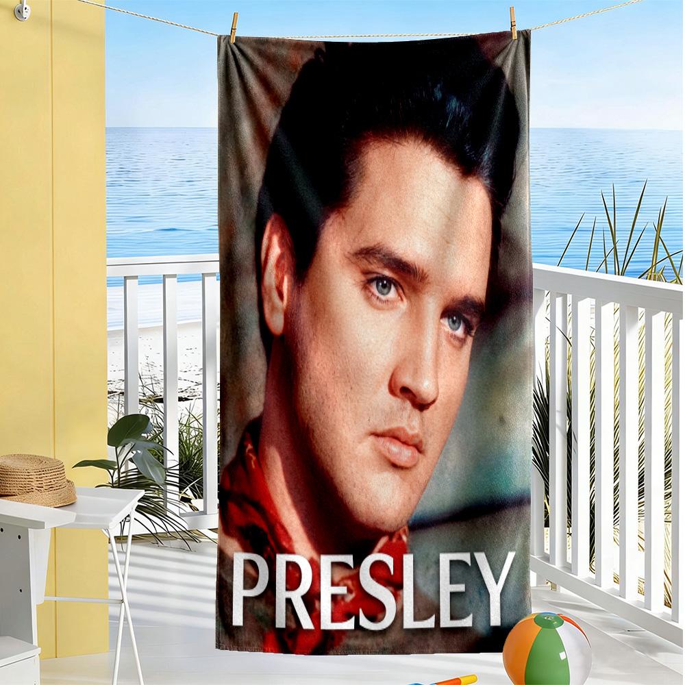 Elvis Presley Legend Beach Towel Super Soft Microfiber Quickdry Fabric Comfortable Lightweight