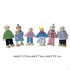 7 Pieces Miniature Dolls Action Figure Set Role Playing Dollhouse Accessories People