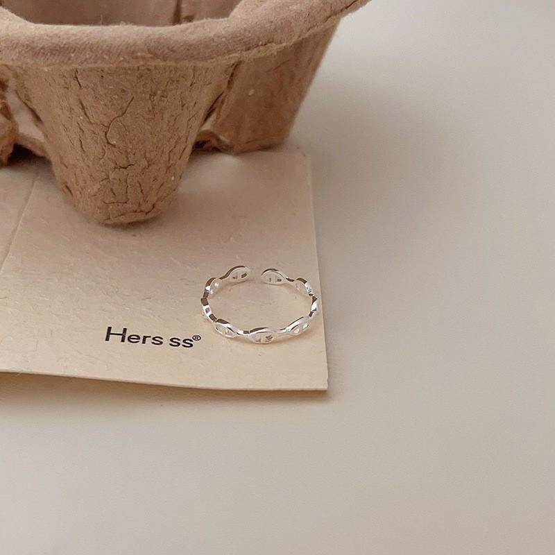 Серебряное уникальное кольцо S925 для женщин, летняя коллекция, модный геометрический дизайн, легкая роскошь