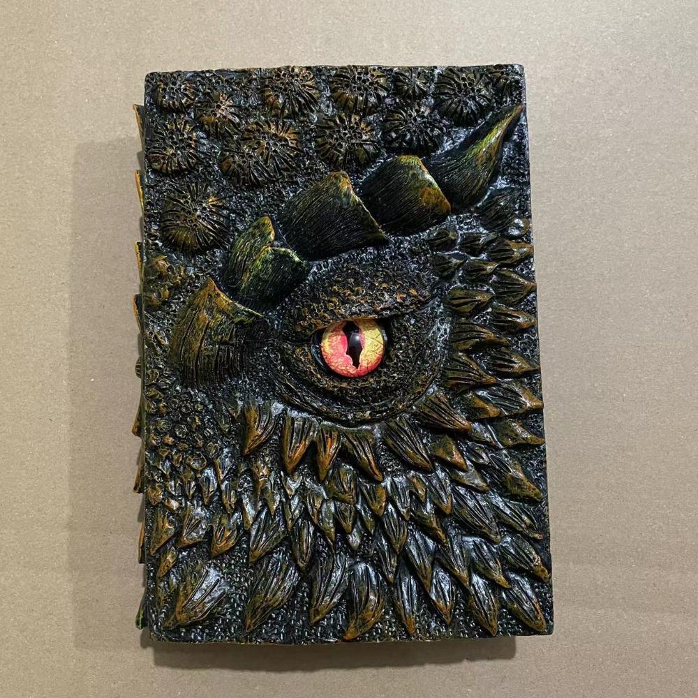 Формат А5, тисненый блокнот с текстурой в виде драконьего глаза, тисненая обложка, блокнот для ручных бухгалтерских книг