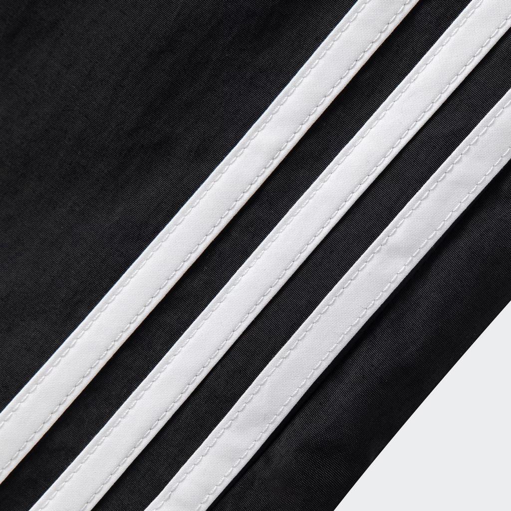 adidas Оригинальная мужская куртка Firebird Woven Stand Collar Retro Fashion Loose Versatile Logo Jacket Black KB2466