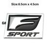 3D Metal F Sport Badge Emblem Decals Car Logo Stickers for Lex/us IS200T IS250 IS300 RX300 CT NX RX GS RX330 RX350 CT200 GX470 IX350