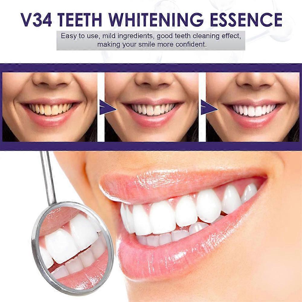 10pcs 4ml V34 Colour Corrector Teeth Whitening Sensitive Teeth Toothpaste Gel Oral Clean Pen