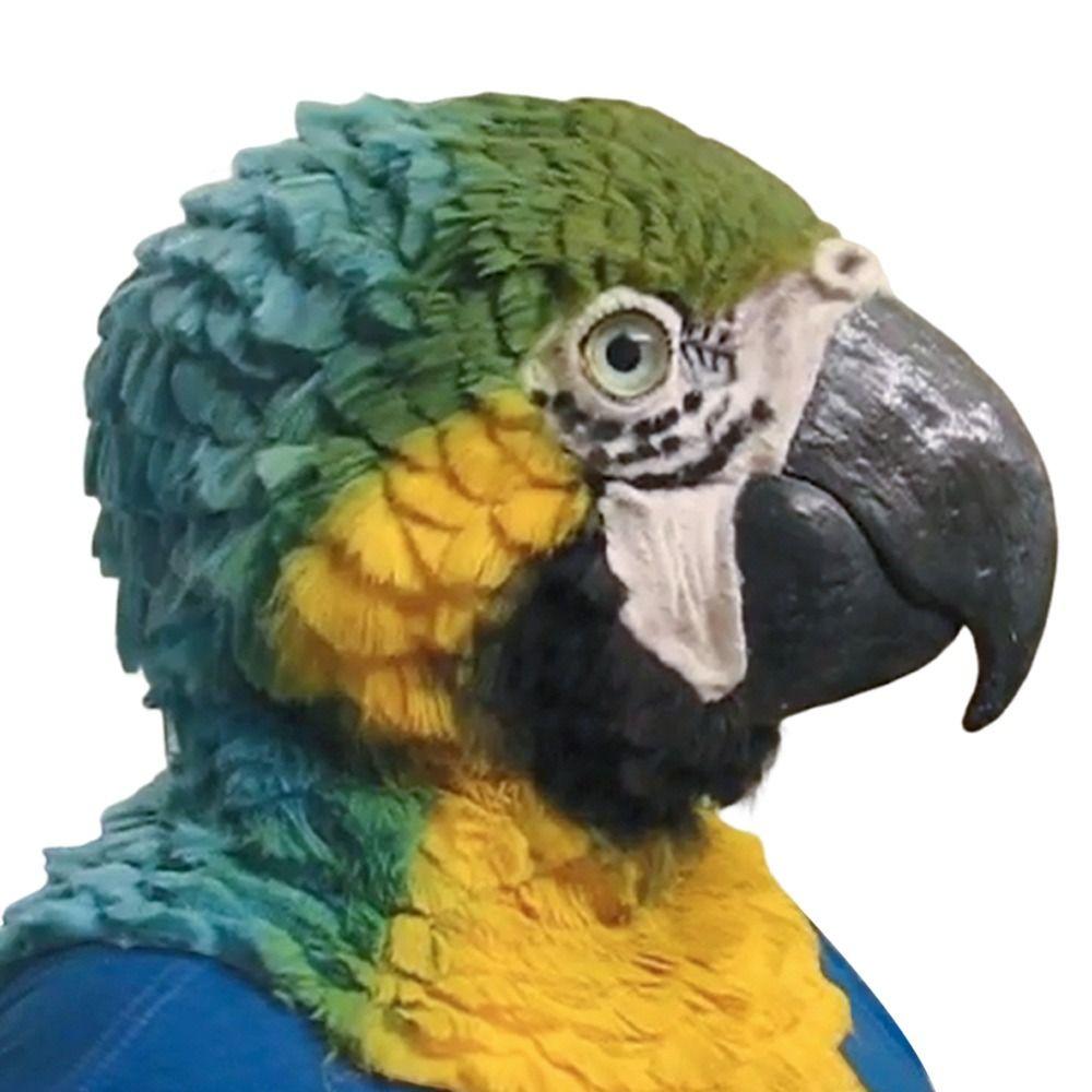 Carnival Party Eagle Mask Simulation Animal Halloween Hood Mask Wolf Mask  Party Makeup Ball