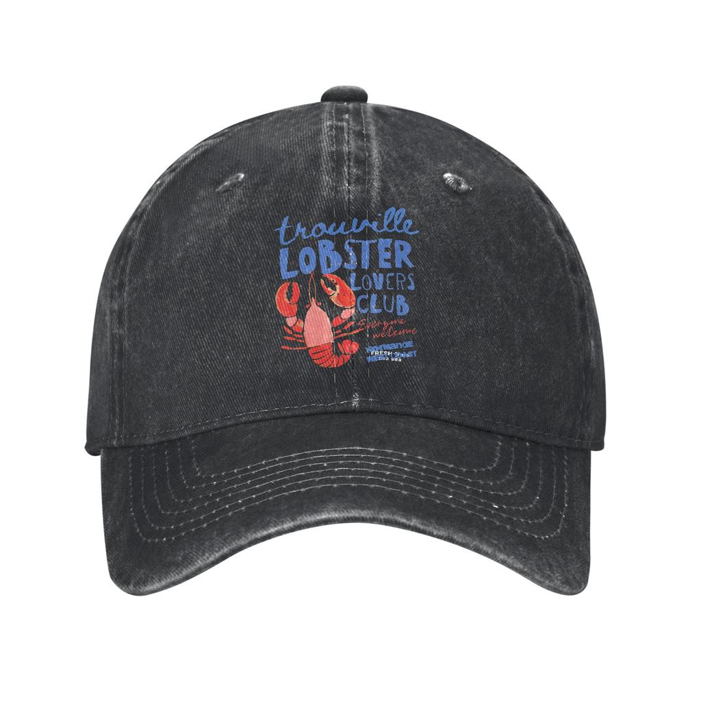 Lobster Lovers Club Baseball Caps Vintage Distressed Cotton Headwear Unisex Outdoor Workouts Adjustable Hats Cap