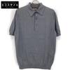 TOMORROWLAND 61-02-12-02002 Gray Silk Cotton Knit Polo Shirt SESIA Tops M grayUsed
