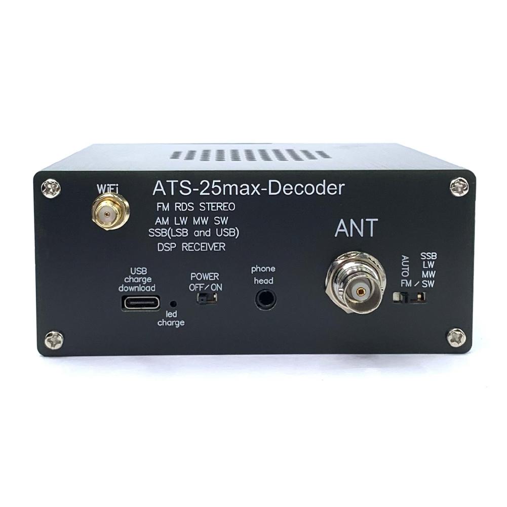 SI4732 ATS-25 Max-Decoder Радиоприемник Версия 4.16 Полнодиапазонный Радиоприемник Литиевая Батарея 3000 мАч 2,4-дюймовый Сенсорный Экран
