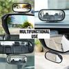 360° Adjustable Wide Angle Side Blind Spot Rear Mirror Parking Auxiliary For Car