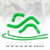 Silicone Radiator Coolant Hose Kit For Kawasaki Z900 Z900RS 2017-2025 Green