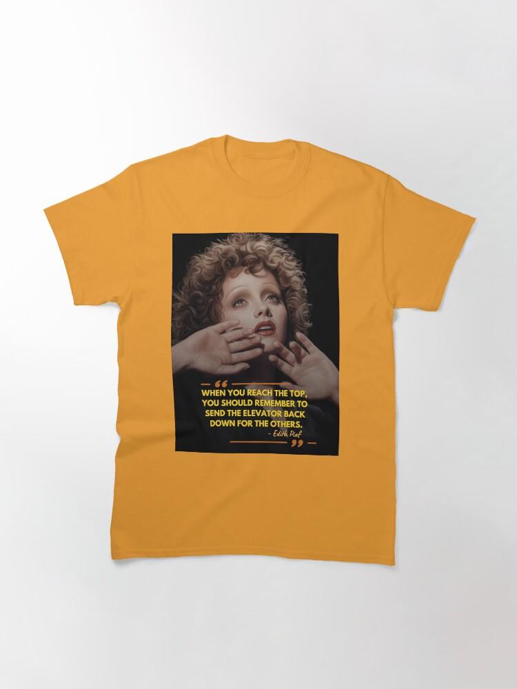 édith Piaf Edith Piaf Quote Painted HD Art Classic T-Shirt