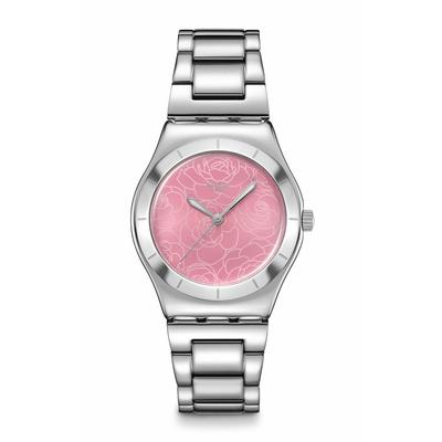 Женские наручные часы Swatch IRONY MEDIUM PETAL CHARM YLS234G, серые