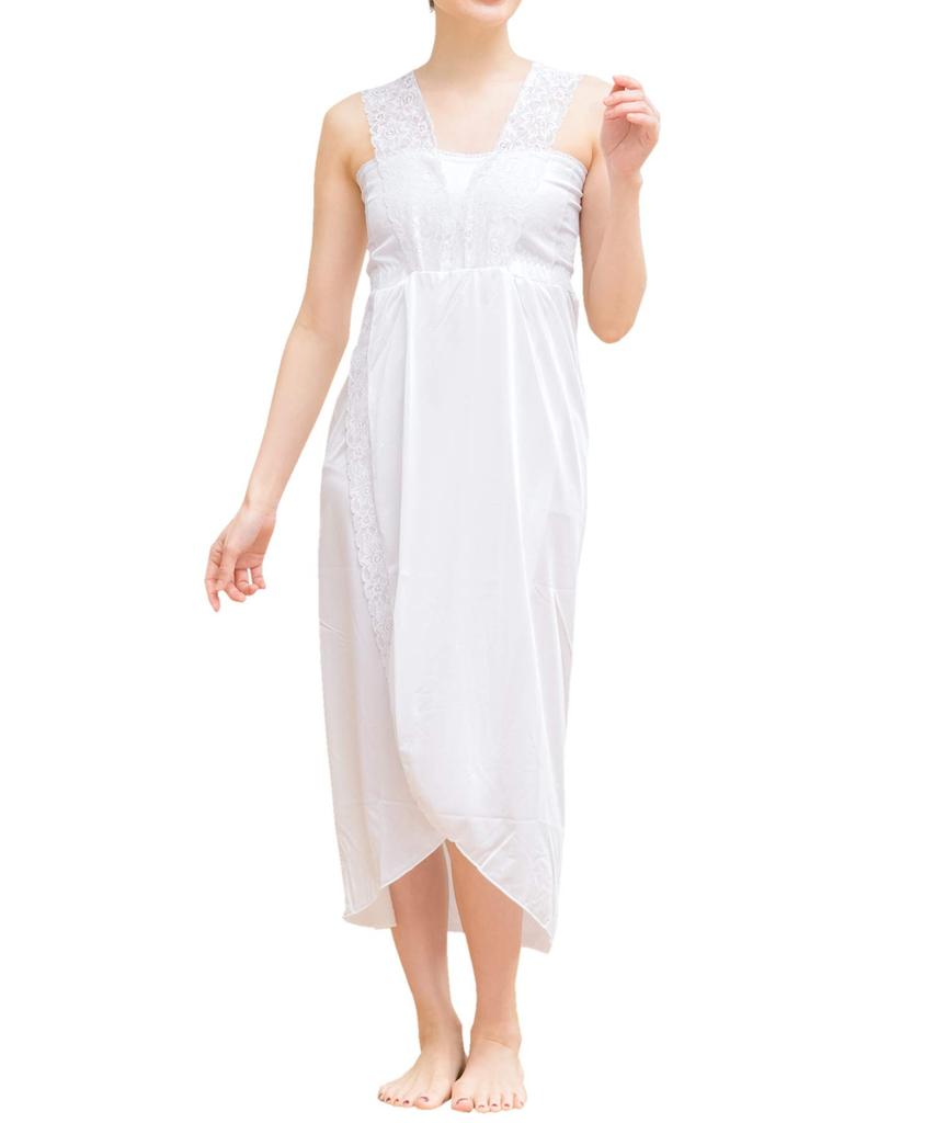 Kimono One Hem Bra For Both Japanese and Western Toray Hem Made In L Size [SOUBIEN] Slip, Undergarment, Piece, Guard, All-In-One, Japanese-style Bra,