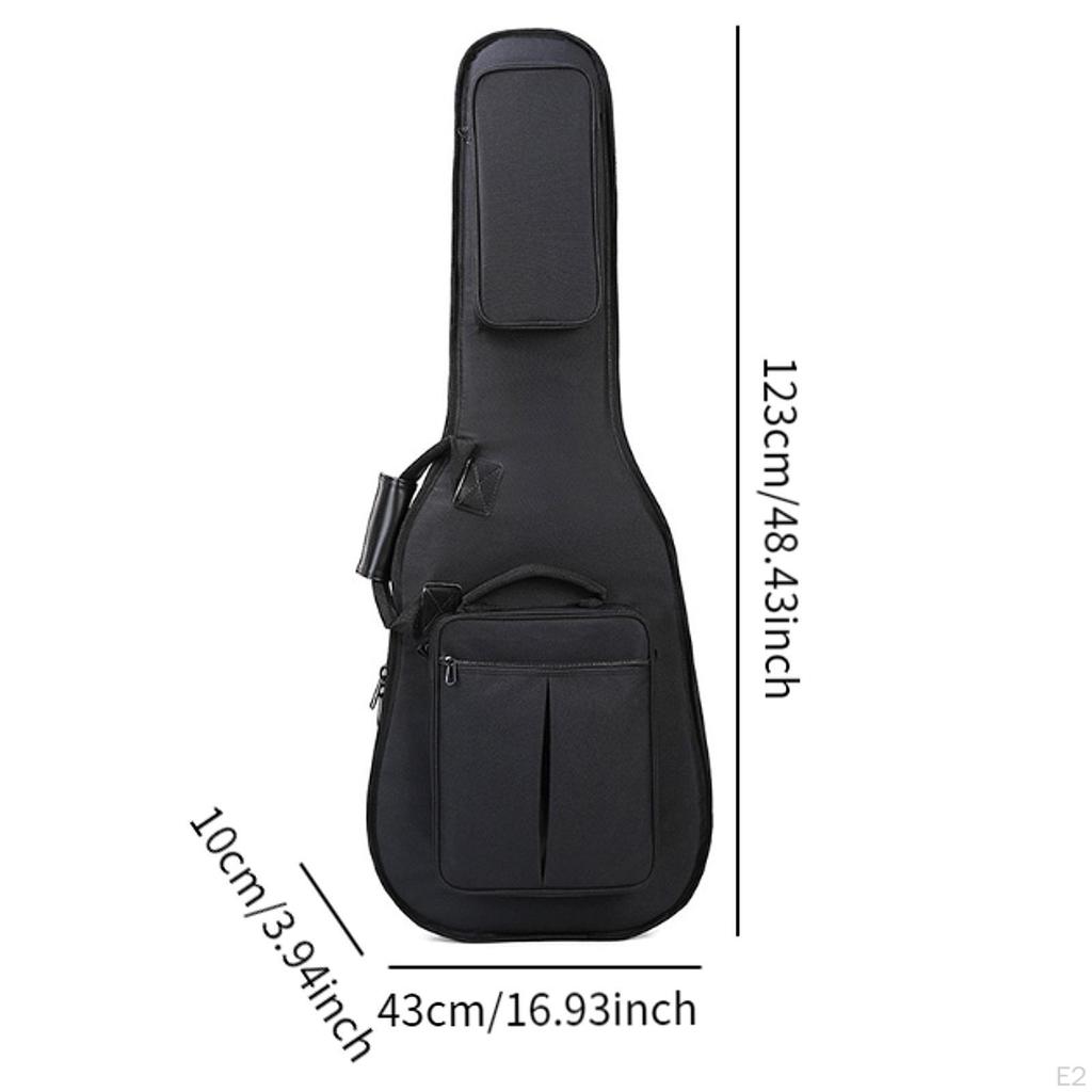 Чехол для электробас-гитары, рюкзак с плечевым ремнем, переносной, из ткани Оксфорд