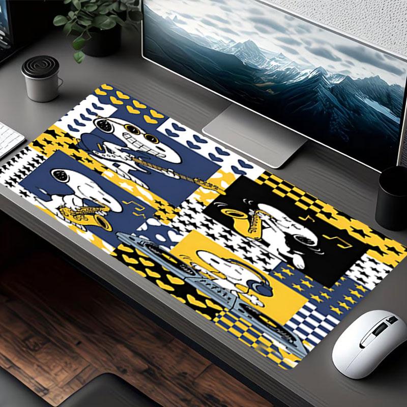 Snoopy Print Mouse Pad, for Keyboard Pad Laptop PC Mat for Office Home Use, Desk Decor, Perfect Birthday Gift for Gamers