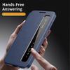 Совместимый Чехол Для Samsung Galaxy S25 FE Кожаный Чехол Для Телефона С Окном Smart View