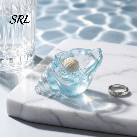 Conch Stress Relief Toy Clear Toy, Sea Snail Squeezable Fidget Handheld Squeezing Stretchy Sensory for Anxiety & Hand Exercise Therapy