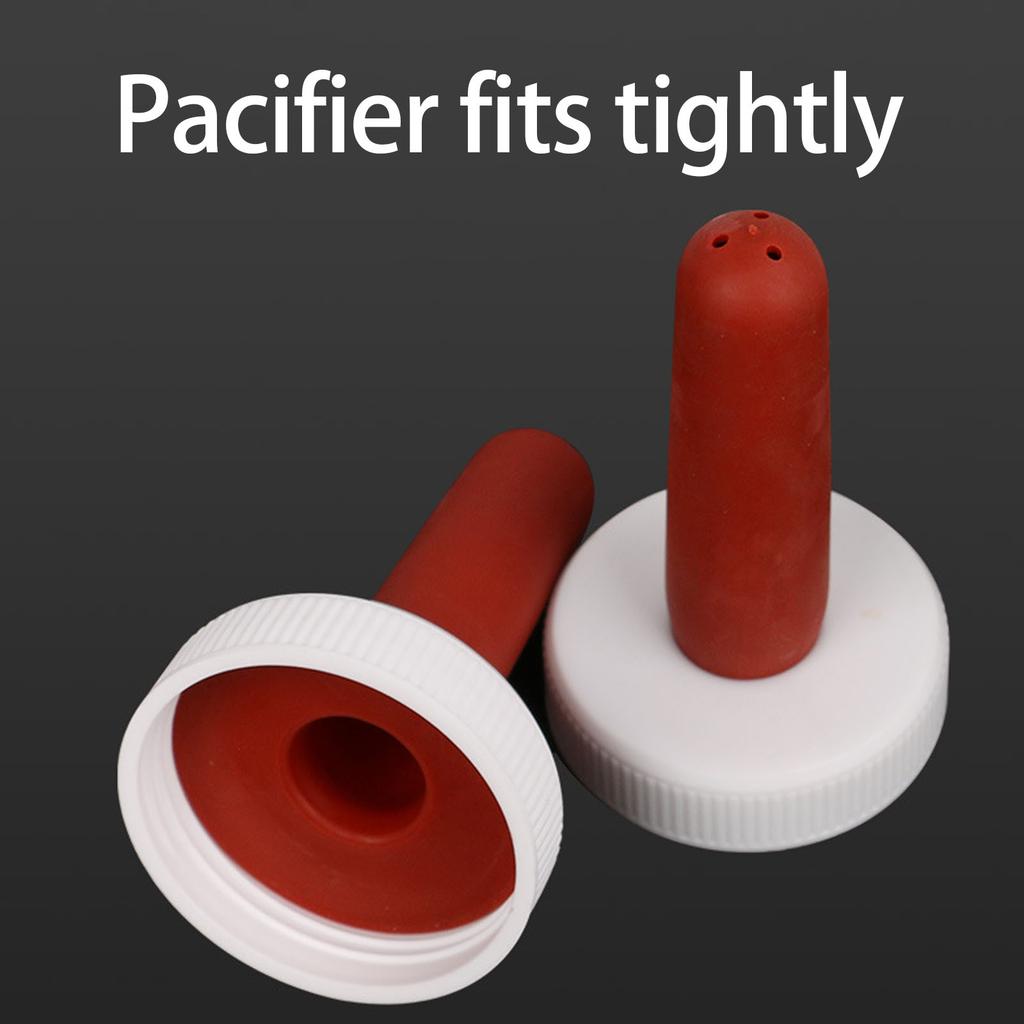 Бутылочка для кормления телят емкостью 1-5 л с ручкой и силиконовой соской для удобства кормления