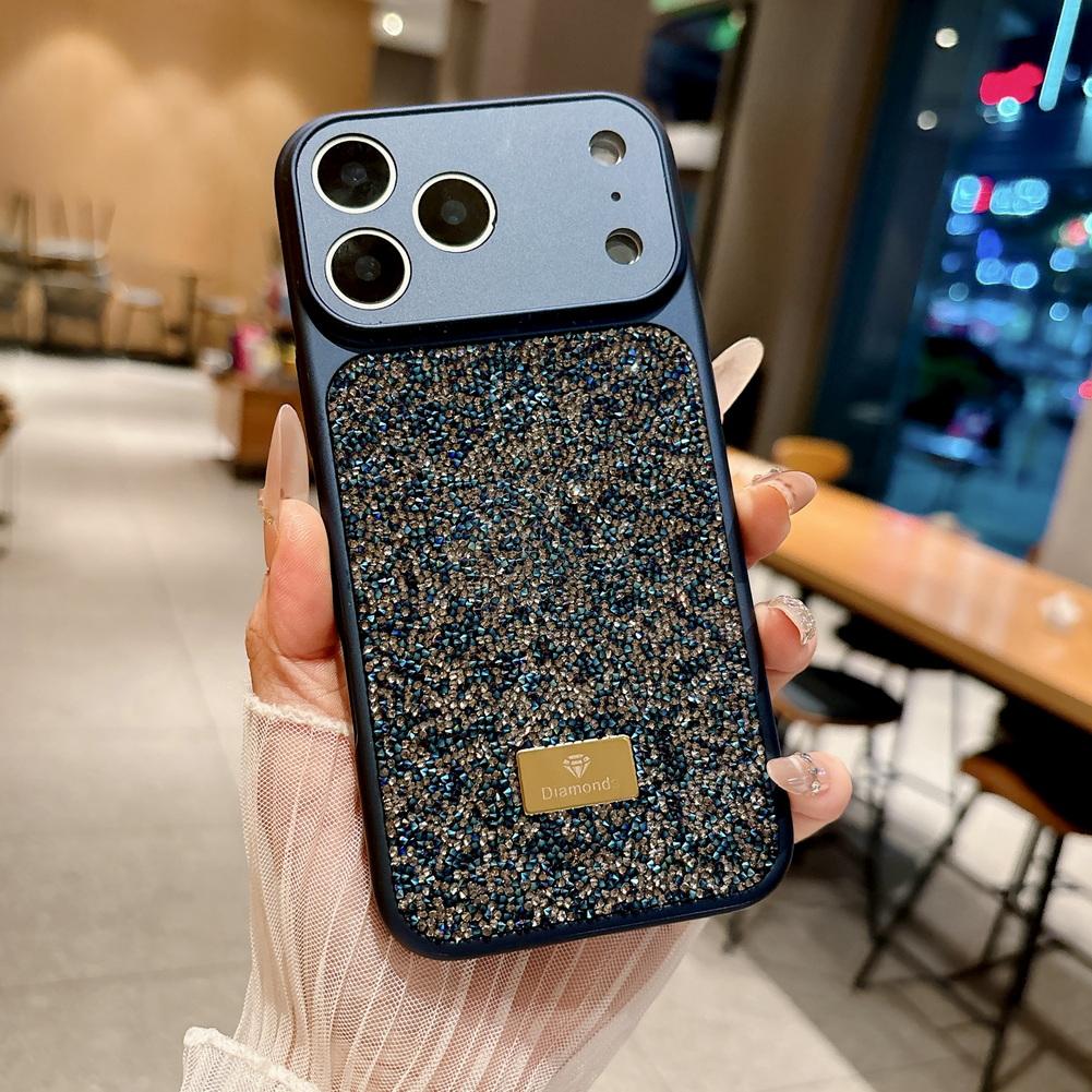 Телефонный чехол с бриллиантами, сверкающие стразы на задней панели для iPhone 17 Pro Max 17 Pro Air 16 Pro 15 + 14 13, Защитная крышка для камеры