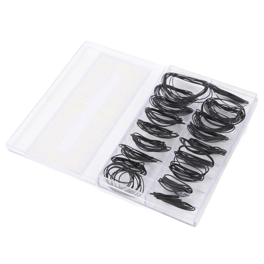 180 шт. прокладок для часов O Ring 18 размеров, резиновые уплотнительные прокладки для задней крышки часов с пластиковой коробкой для ремонта