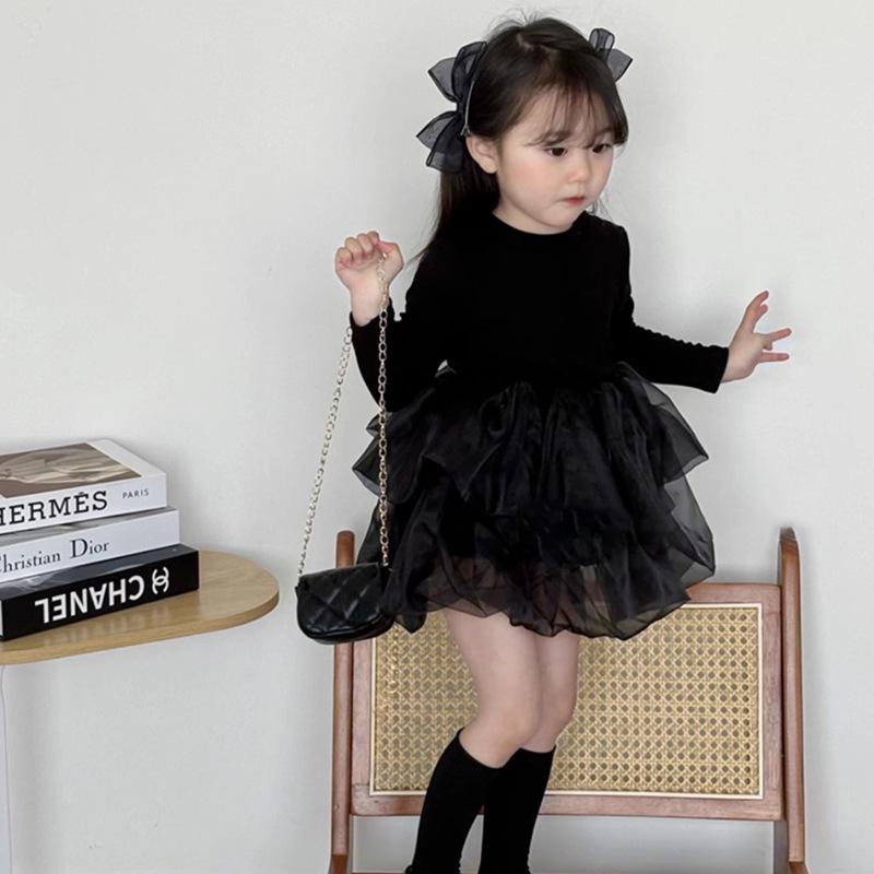 2025 New Autumn Princess Dress for Girls: Stylish Early Autumn Wear for Baby Girls