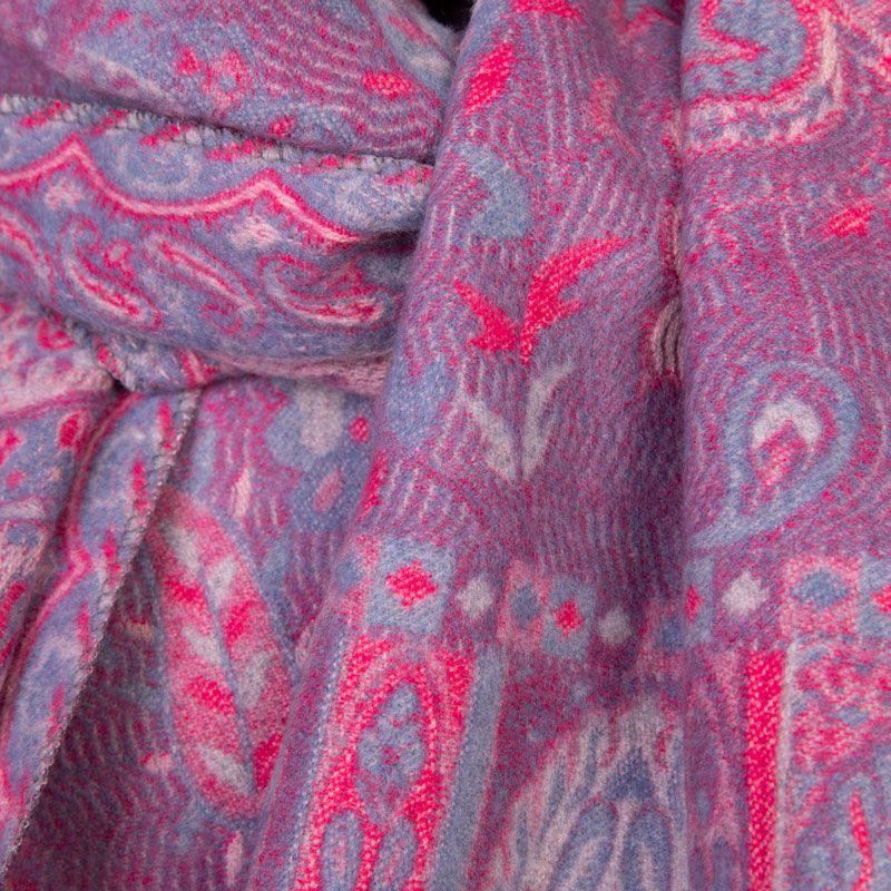 Шарф в оттенках фиолетового с цветочным принтом 65x180 ivy Mixte RODIER