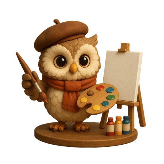 Сова Адвент-календарь Подвески Совы Рождество 2025 24 дня Акриловый календарь обратного отсчета Анималистическая тематика