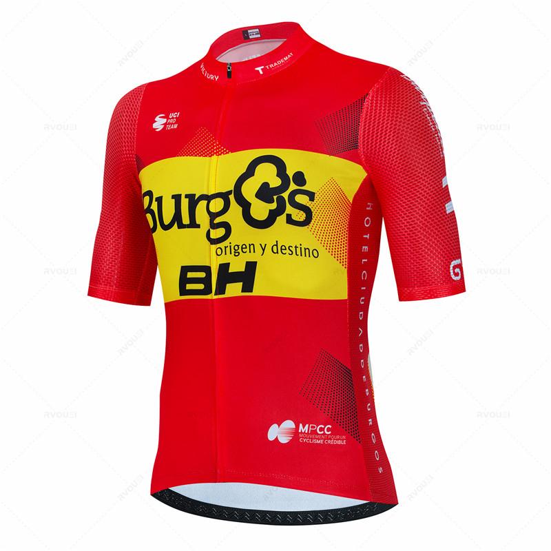Burgs MTB Bike Clothes Spain Bicycle Clothing Outdoor Quick-Drying Hombre Ropa Maillot Ciclismo Summer Breathable Cycling Suit Set