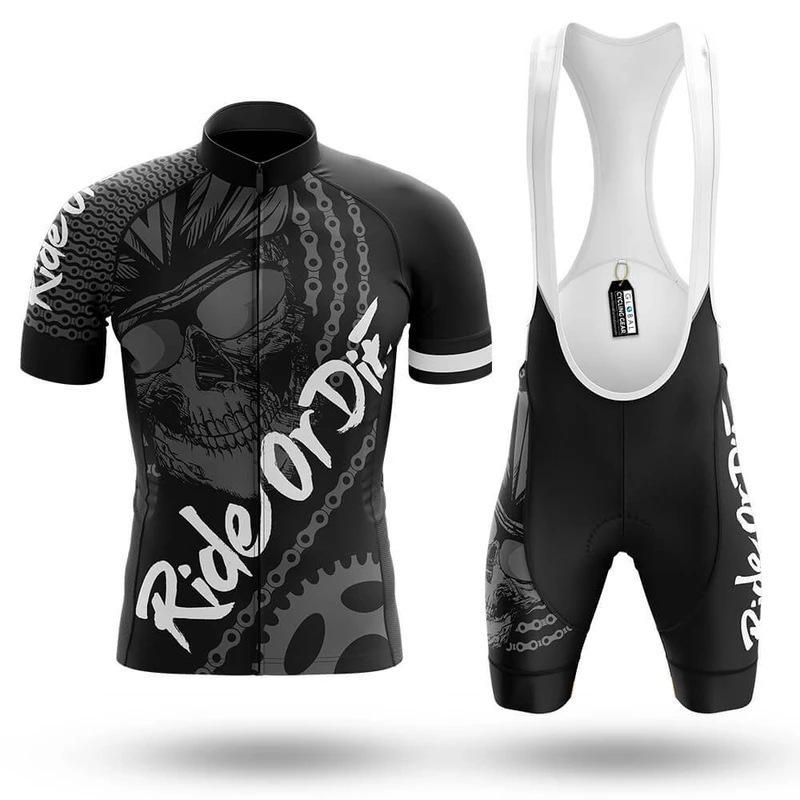 Summer men's short-sleeved cycling suit, moisture-absorbing and breathable cycling suit, road bike, bicycle top, shorts.