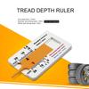 0-20Mm Portable Plastic Tire Tread Depth Gauge Vernier Caliper Measuring Tool